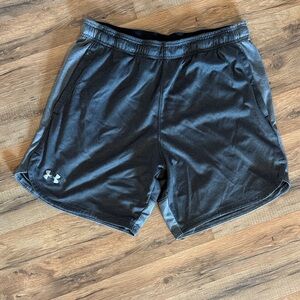 Under Armour Men's Charcoal Gray Athletic Shorts